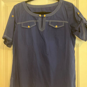 Talbots Navy Blue Women's Top